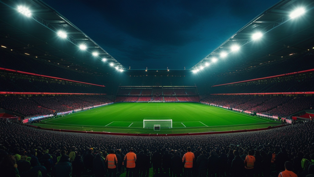 sân vận động bóng đá về đêm dưới ánh đèn pha - thể thức vòng bảng world cup 2026