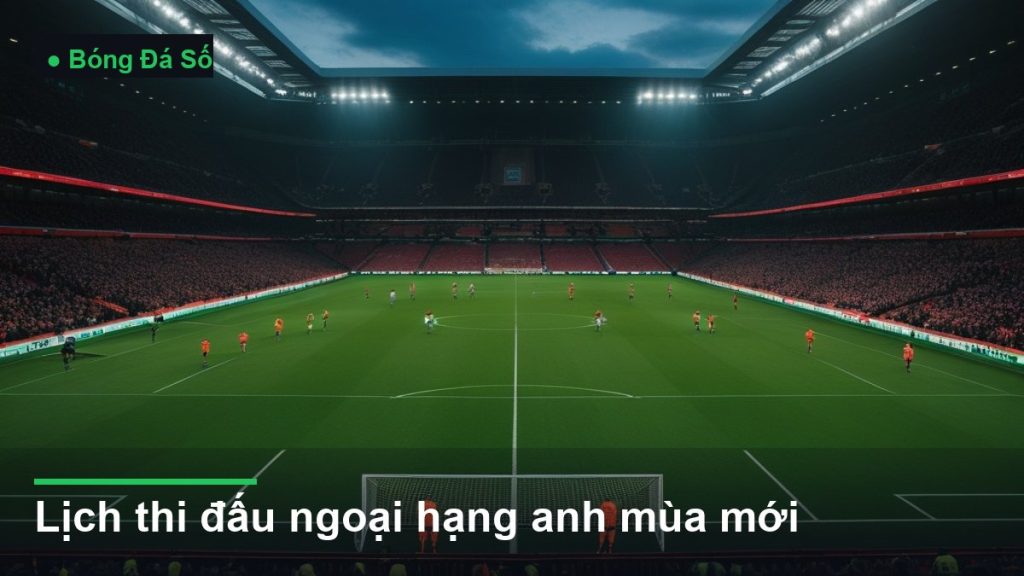 toàn cảnh sân vận động trong một trận đấu - lịch thi đấu ngoại hạng anh mùa mới