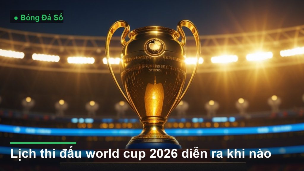 cúp vô địch bóng đá được nâng cao - lịch thi đấu world cup 2026 diễn ra khi nào