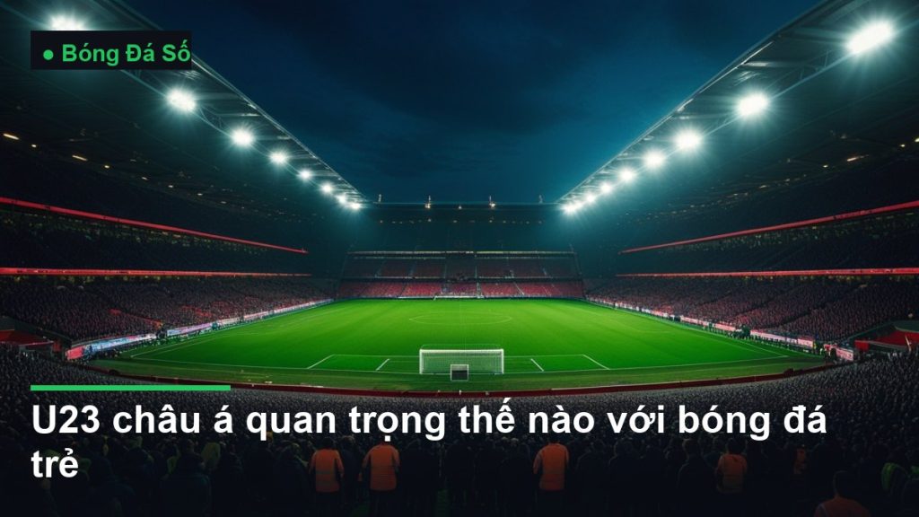 sân vận động bóng đá về đêm dưới ánh đèn pha - u23 châu á quan trọng thế nào với bóng đá trẻ